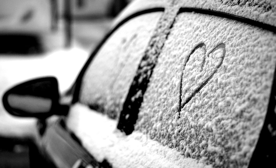 car in snow